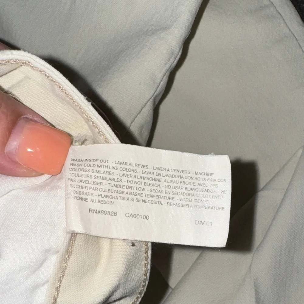 Gloria Vanderbilt Cream Jeans/Pants size 14 - Picture 6 of 7